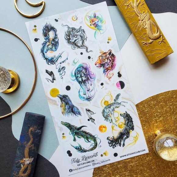 3 for $15 - Call of the Wild - 1 Wildlife Sticker Sheet - NEW in Packaging - Picture 3 of 5